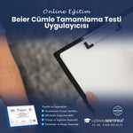 Beier Cümle Tamamlama Testi Uygulayıcısı Eğitimi Sertifika Programı