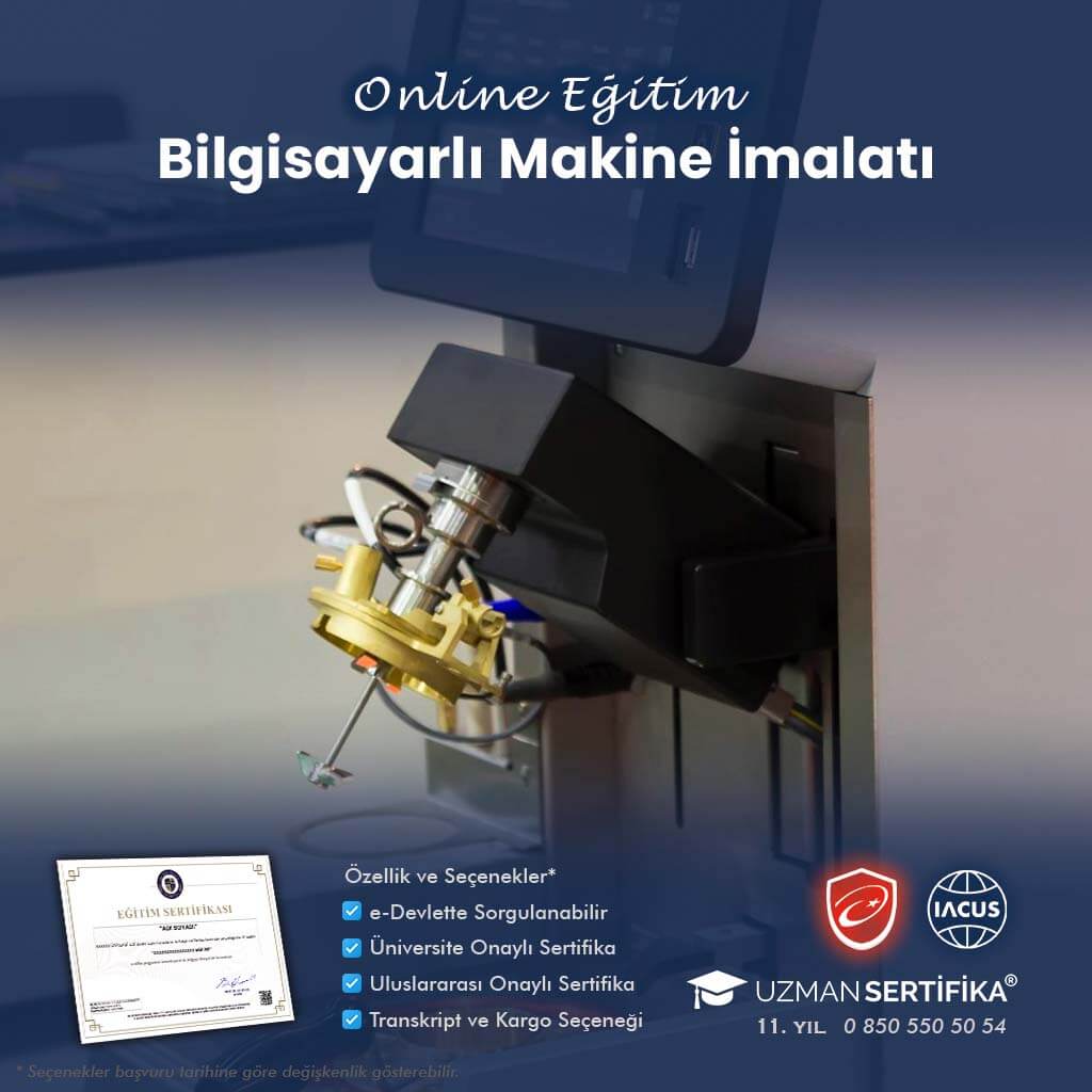 Bilgisayarlı Makine İmalatı Eğitimi Sertifika Programı