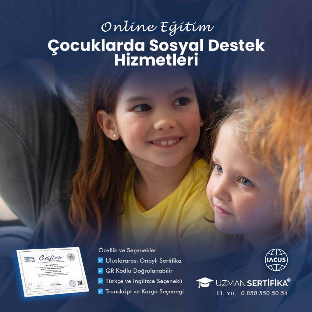Çocuklarda Sosyal Destek Hizmetleri Eğitimi Sertifika Programı