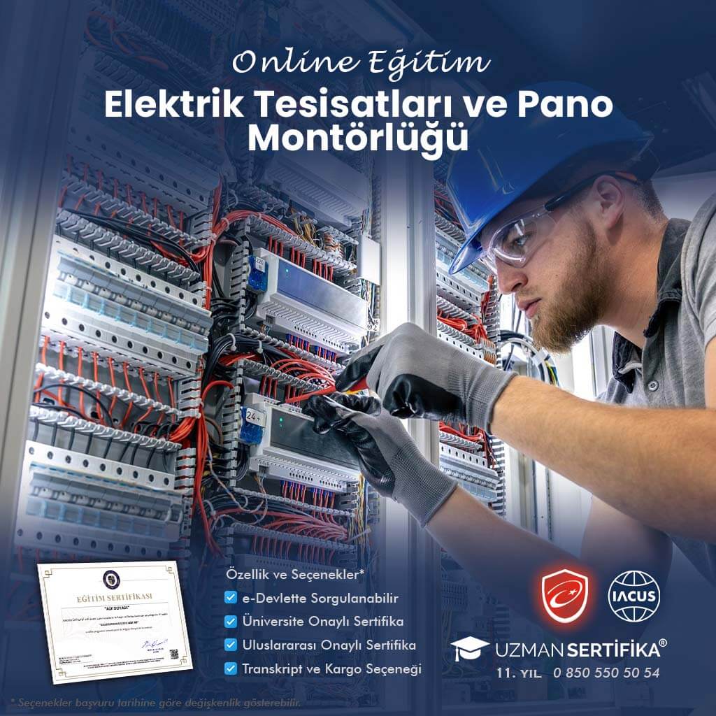 Elektrik Tesisatları ve Pano Montörlüğü Eğitimi Sertifika Programı