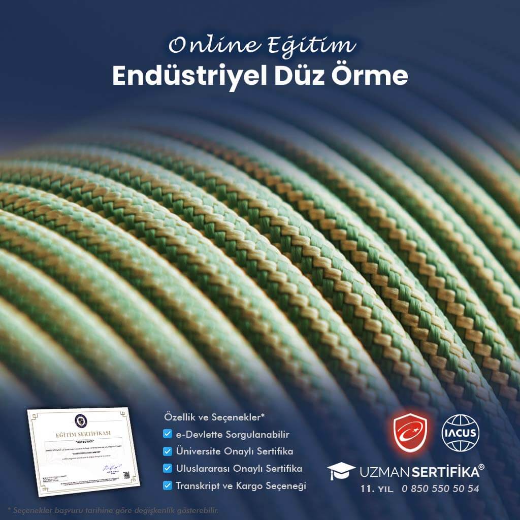 Tehlikeli ve Çok Tehlikeli İşlerde Endüstriyel Düz Örme Eğitimi Sertifika Programı