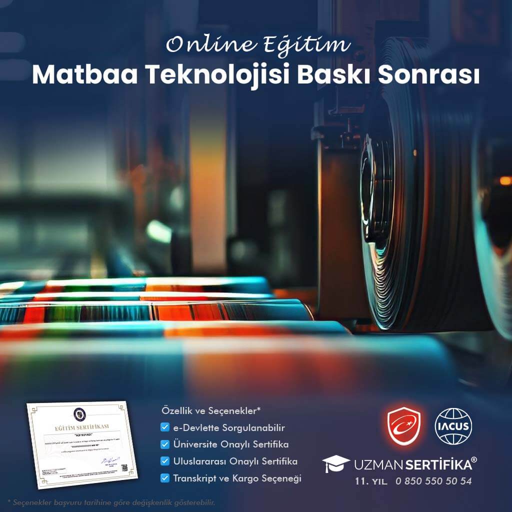 Matbaa Teknolojisi Baskı Sonrası Eğitimi Sertifika Programı