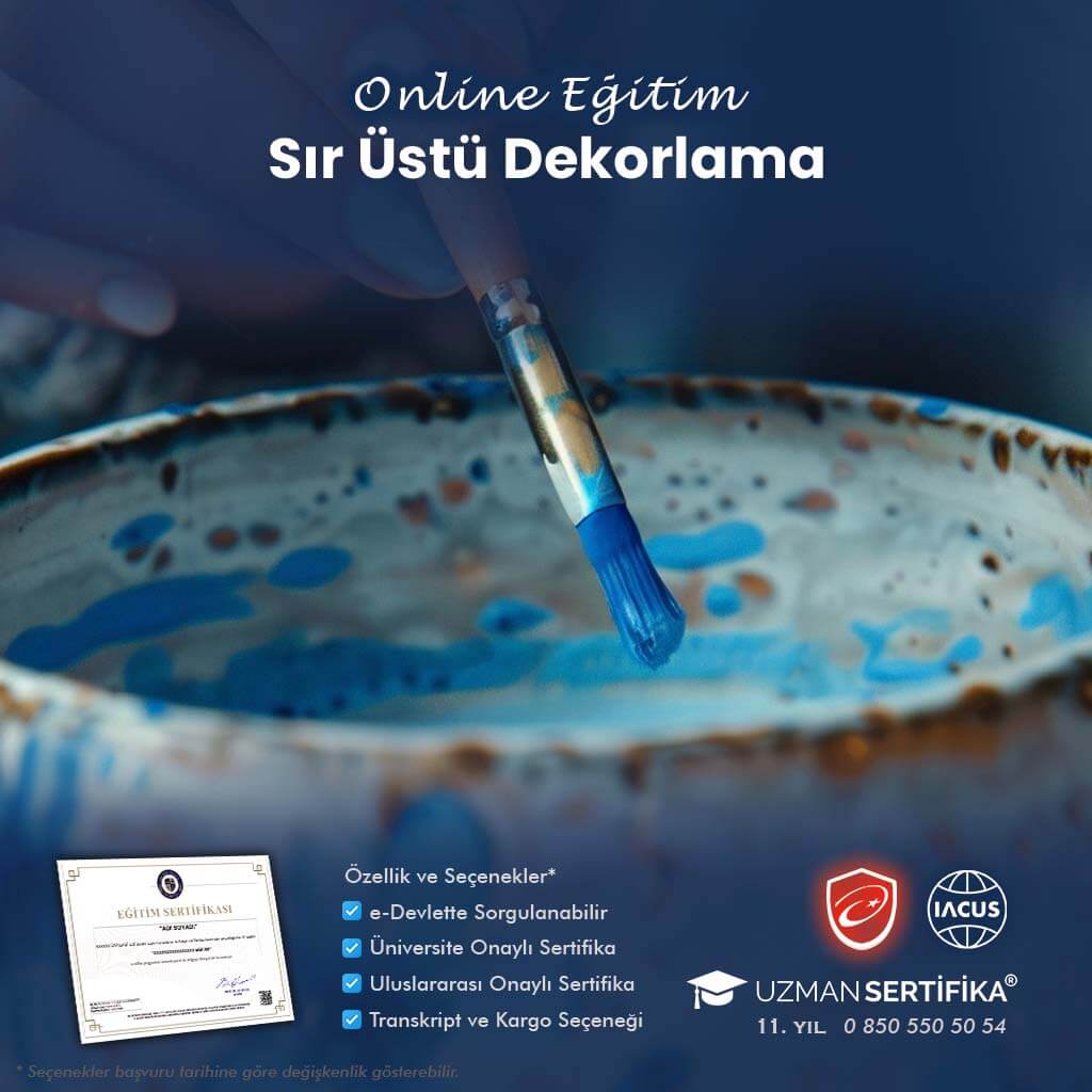 Sır Üstü Dekorlama Eğitimi Sertifika Programı