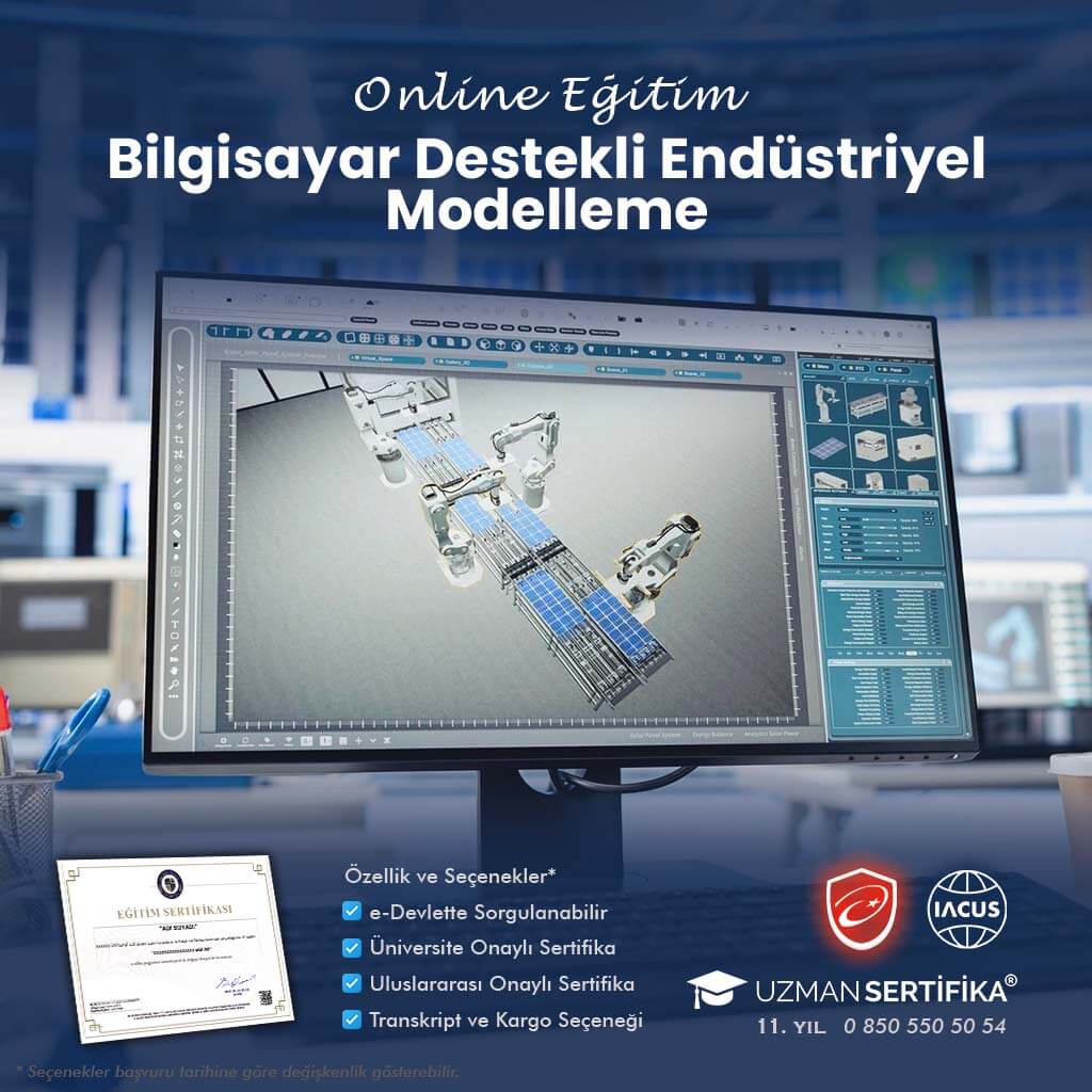 Bilgisayar Destekli Endüstriyel Modelleme Eğitimi Sertifika Programı