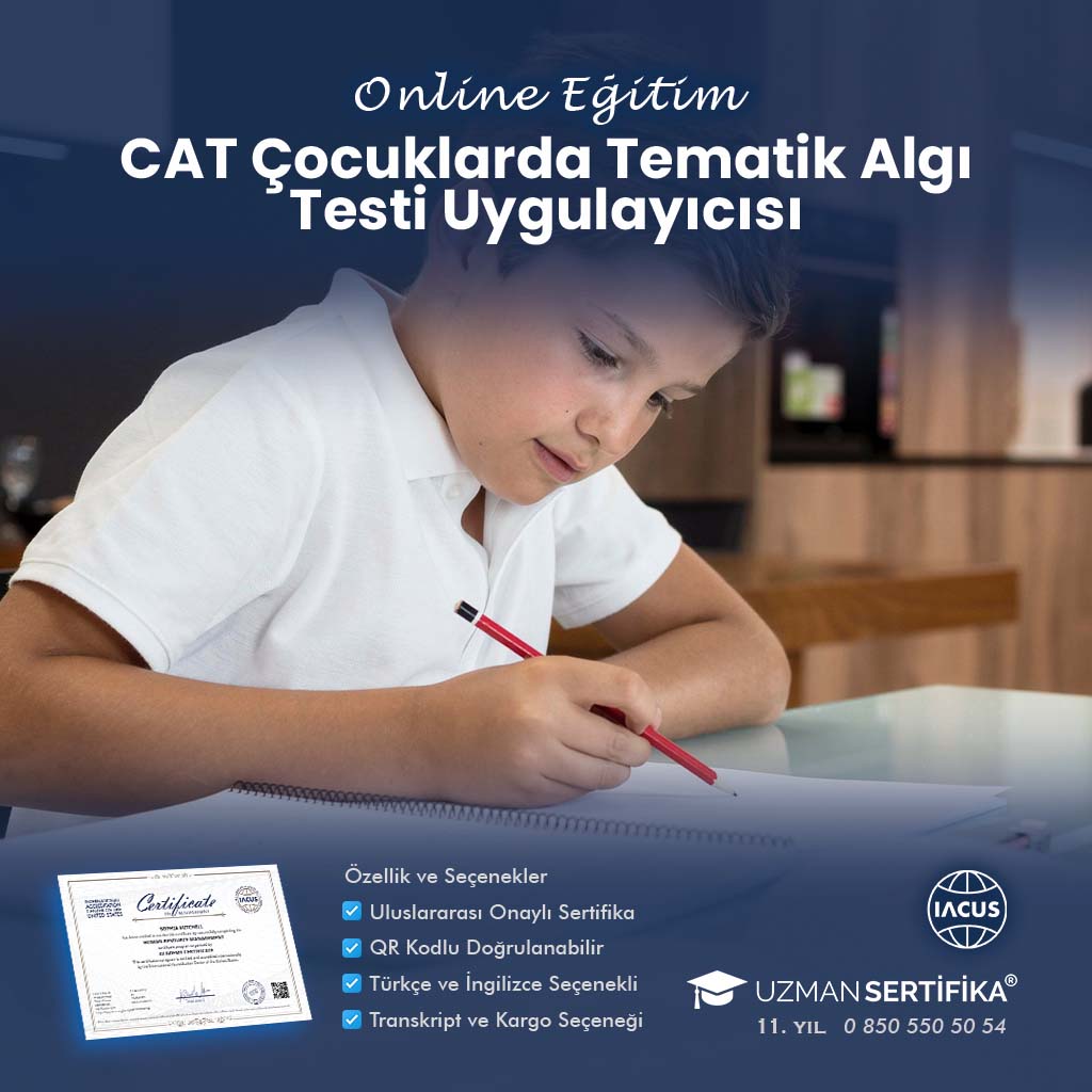 CAT Çocuklarda Tematik Algı Testi Uygulayıcısı Eğitimi Sertifika Programı