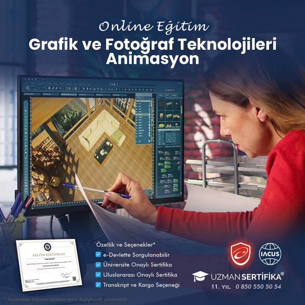 Grafik ve Fotoğraf Teknolojileri Animasyon Eğitimi Sertifika Programı