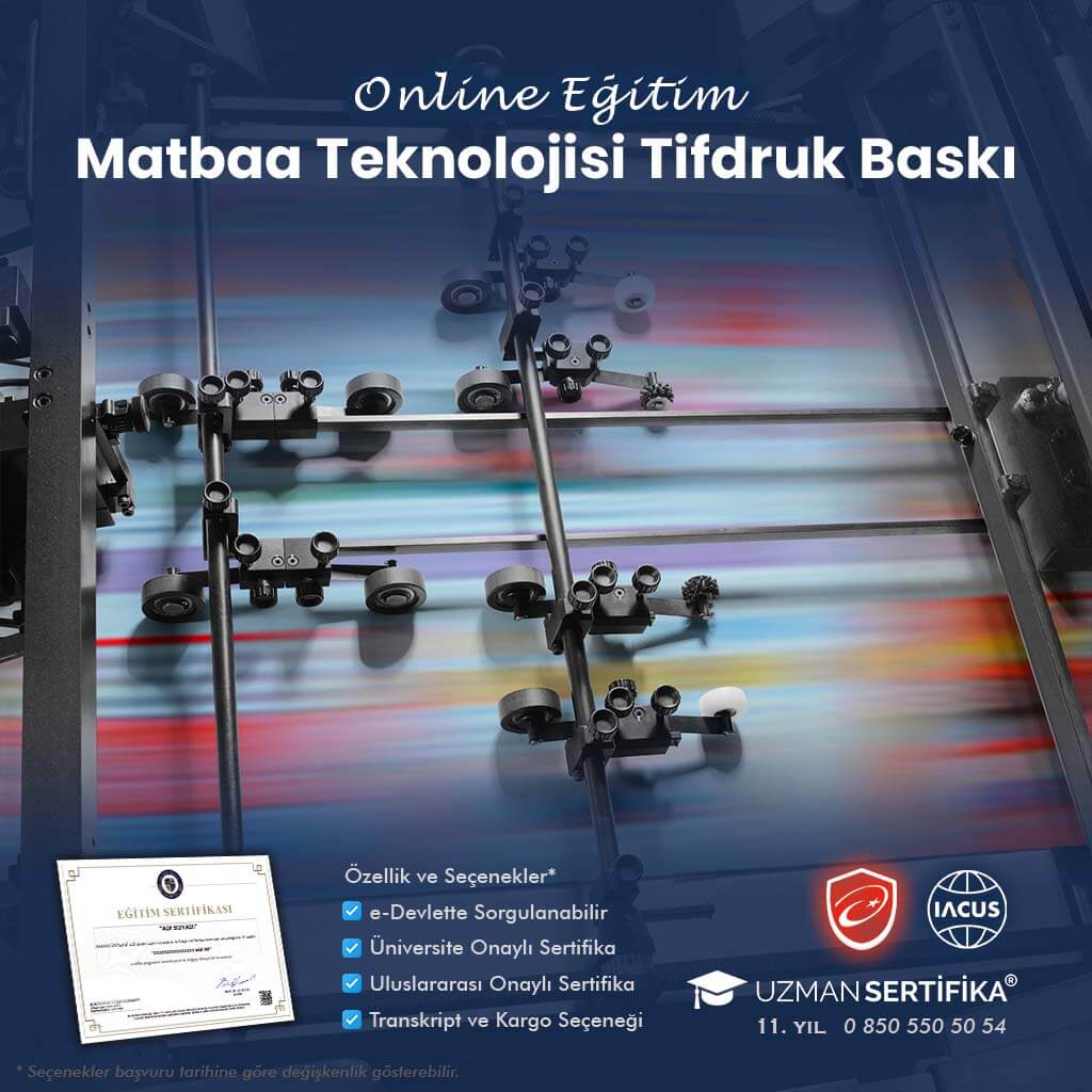 Matbaa Teknolojisi Tifdruk Baskı Eğitimi Sertifika Programı