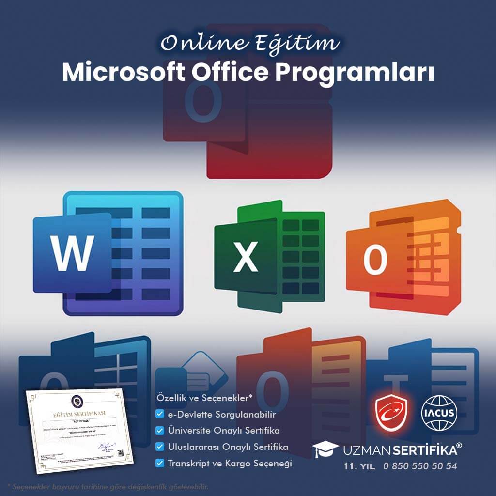 Microsoft Office Programları Eğitimi Sertifika Programı